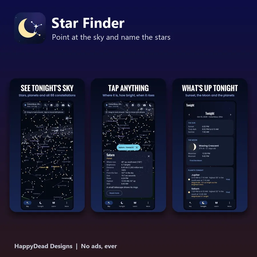 Star Finder screenshots